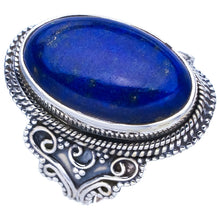 StarGems Natural Lapis Lazuli  Handmade 925 Sterling Silver Ring 7.5 F0057