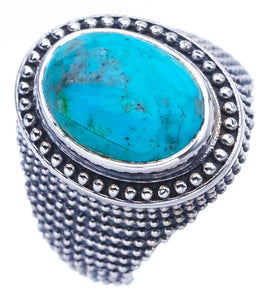StarGems Natural Turquoise Handmade 925 Sterling Silver Ring 7.25 F0306