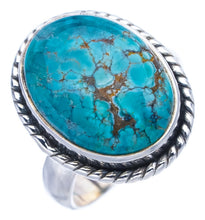StarGems Natural Turquoise  Handmade 925 Sterling Silver Ring 5.75 F0483