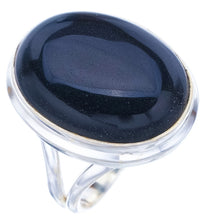 StarGems Natural Black Onyx  Handmade 925 Sterling Silver Ring 5.25 F1759
