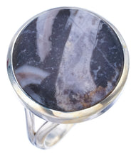 StarGems Natural Septarian Geode Handmade 925 Sterling Silver Ring 9.25 F3046