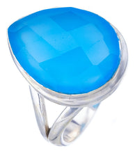 StarGems Natural Chalcedony Handmade 925 Sterling Silver Ring 5.75 F3131