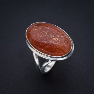 StarGems Natural Calcite  Handmade 925 Sterling Silver Ring 6.75 F0590