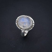 StarGems Natural Moonstone  Handmade 925 Sterling Silver Ring 4.75 F2594