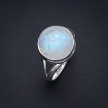 StarGems Natural Moonstone Handmade 925 Sterling Silver Ring 8.75 F2715