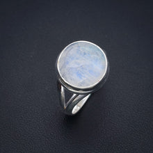 StarGems Natural Moonstone  Handmade 925 Sterling Silver Ring 8.25 F2716