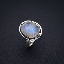 StarGems Natural Moonstone  Handmade 925 Sterling Silver Ring 5 F2727