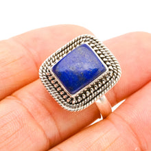 StarGems Natural Lapis Lazuli  Handmade 925 Sterling Silver Ring 9.25 F0023