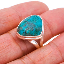 StarGems Natural Turquoise Handmade 925 Sterling Silver Ring 9 F0446
