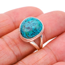 StarGems Natural Turquoise  Handmade 925 Sterling Silver Ring 7.25 F0472