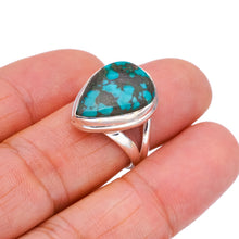 StarGems Natural Turquoise  Handmade 925 Sterling Silver Ring 7.25 F2355